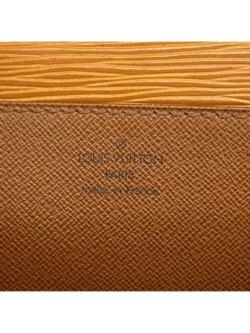 Louis Vuitton Business Bag Epi Serviette Conseil Cipango Gold